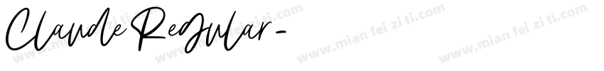 Claude Regular字体转换